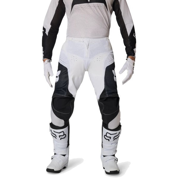 Pantalon de Motocross 180 Air Taper Noir/Blanc essayage de face