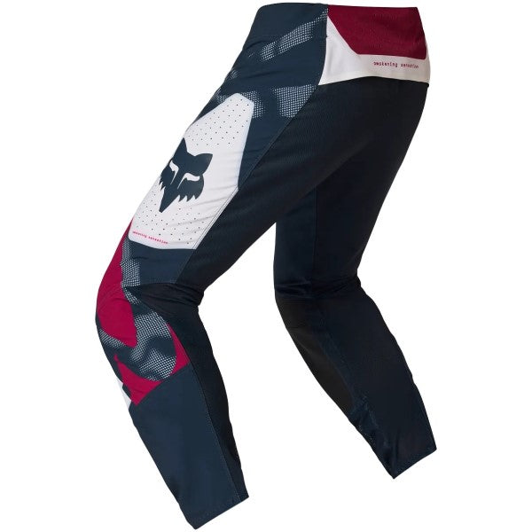 Pantalon de Motocross Flexair Tactile Noir/Gris/Rouge de dos