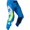 Pantalon de Motocross Flexair Tactile Bleu/Jaune de face