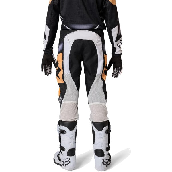 Pantalon de Motocross 180 Noble Junior Noir/Blanc essayage de dos