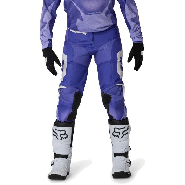 Pantalon de Motocross 180 Noble Junior Mauve Foncé essayage de face