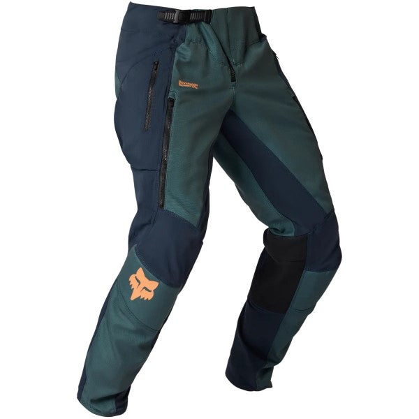 Pantalon de Motocross Ranger Off Road Vert incliné de face