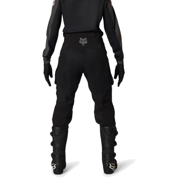 Pantalon de Motocross Ranger Off Road Femme Noir essayage de dos
