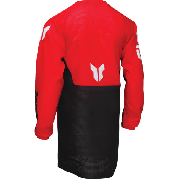 Chandail de Motocross Launchmode Forge Junior rouge, de dos