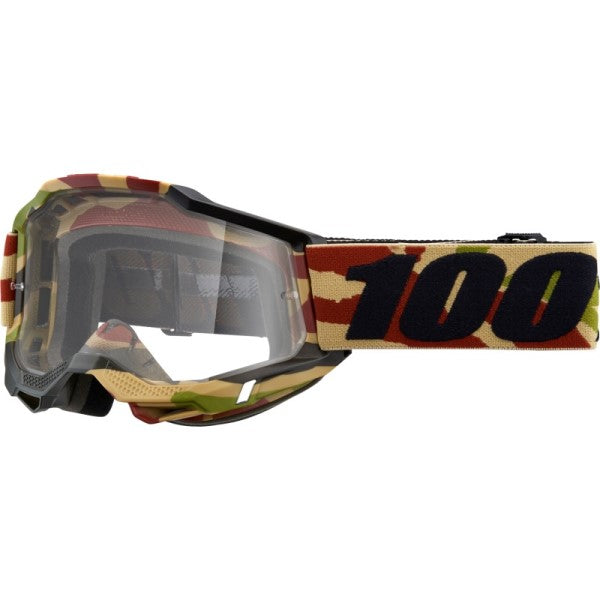 Lunettes de Motocross Accuri 2 à Lentille Claire 100% camo