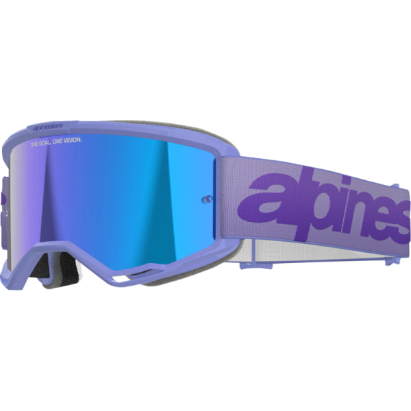Lunette de Motocross Vision 5 Wordmark Alpinestars mauve