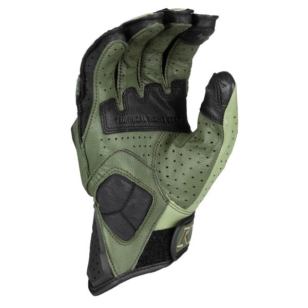 Gants de Moto Badlands Aero Pro vert Olive, intérieur 