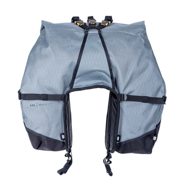 Sac de Selle Great Basin 68L Gris