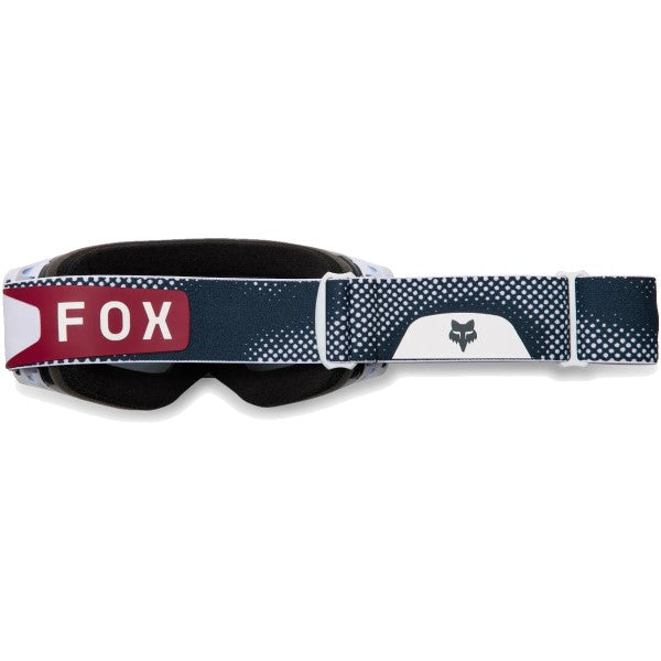 Lunette de Motocross Vue Tactile Noir/Rouge de dos