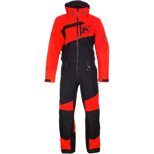 Ensemble de Motoneige Ripsa Rouge/Noir de face