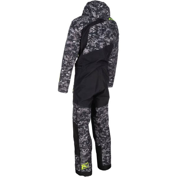 Ensemble de Motoneige Ripsa Noir/Camo incliné de dos