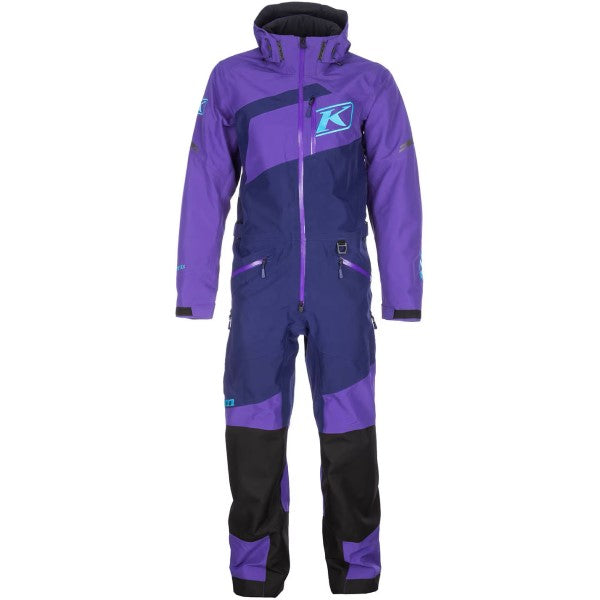 Ensemble de Motoneige Ripsa Mauve/Bleu de face