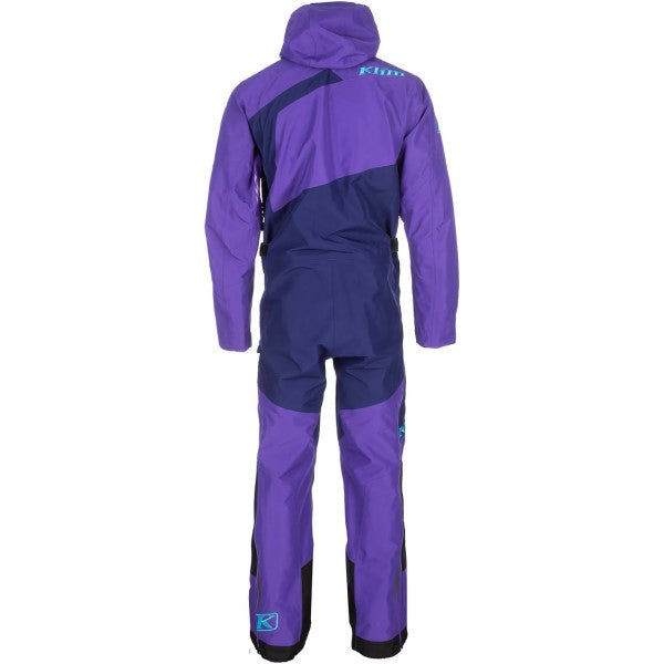 Ensemble de Motoneige Ripsa Mauve/Bleu de dos