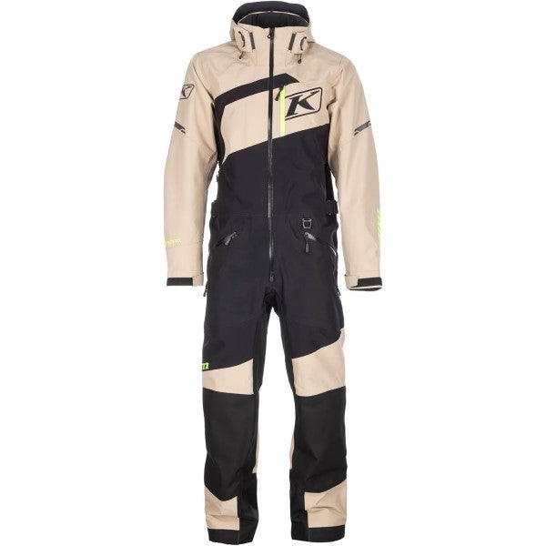 Ensemble de Motoneige Ripsa Noir/Beige de face