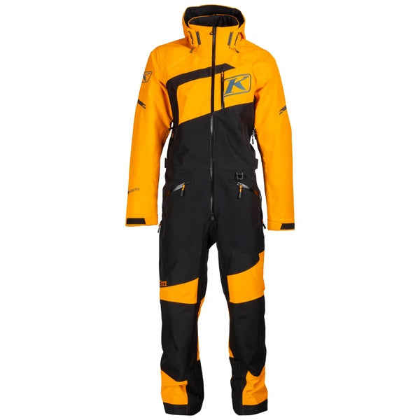Ensemble de Motoneige Ripsa Orange, de face
