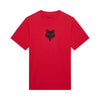 T-shirt Fox Head 195 Original/Fox/rouge, de face
