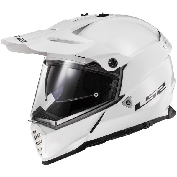 Casque de Moto Aventure Blaze Blanc incliné de droite