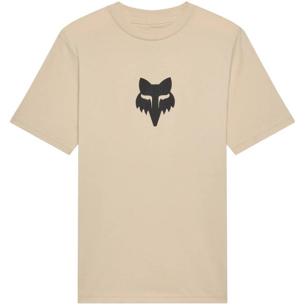 T-Shirt Fox Head Junior Beige de face