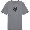T-Shirt Fox Head Junior Gris Foncé de face