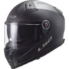 Casque Intégral de Moto Citation II Noir Mat incliné de droite