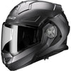 Casque Modulaire de Moto Advant X Titane Mat incliné de droite