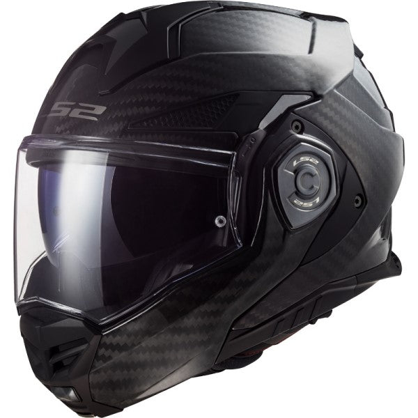 Casque Modulaire de Moto Advant X Noir/Carbone incliné de droite