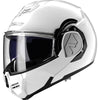 Casque Modulaire de Moto Advant Blanc incliné de droite