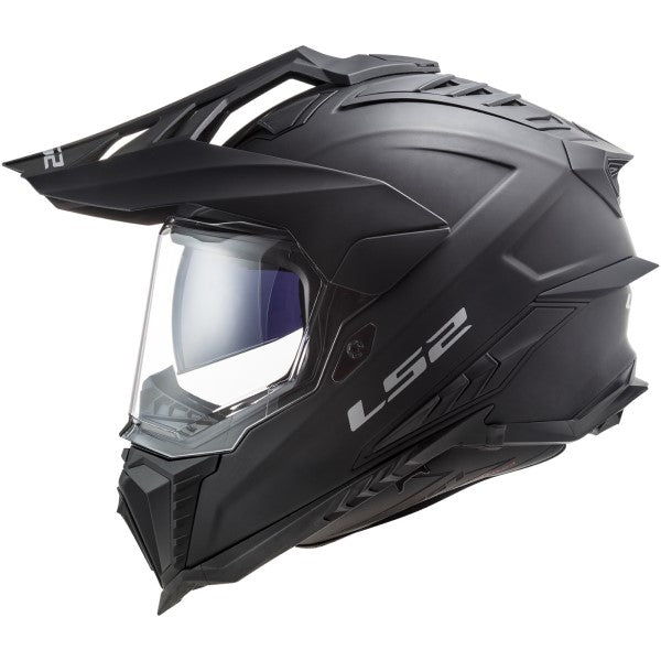 Casque de Moto Aventure Explorer Composite Noir Mat de droite