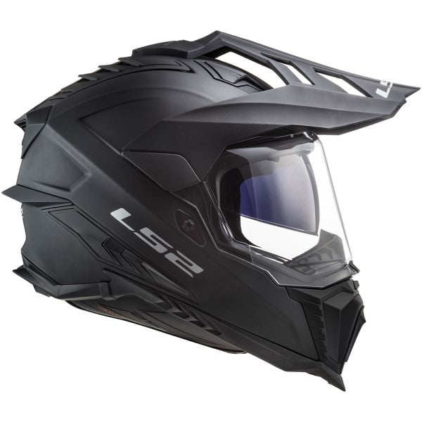 Casque de Moto Aventure Explorer Composite Noir Mat de gauche