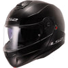 Casque Modulaire de Moto Strobe II Noir Lustré incliné de droite