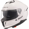 Casque Intégral de Moto Stream II Blanc incliné de droite