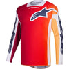 Chandail de Motocross Racer Portl Rouge/Gris de face