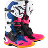Bottes de Motocross Tech 10 Daytona Coast - Édition Limitée Blanc/Multicolore en paire