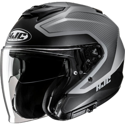Casque Ouvert de Moto i31 Tevis Gris/Noir