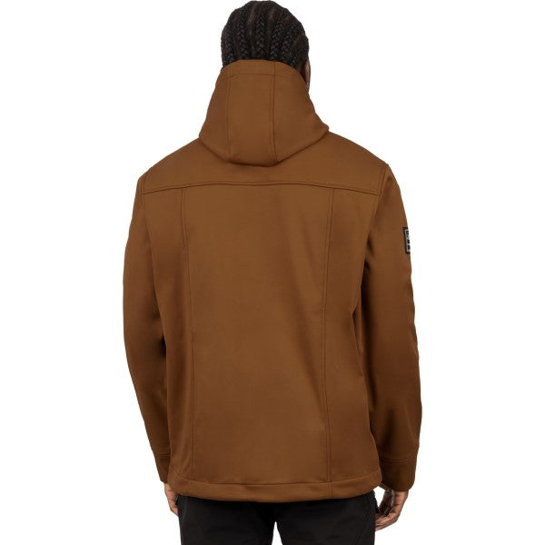 Manteau Hydrogen Softshell Brun Dos