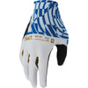 Gants de Motocross Sportmode Mind Control Thor Noir/Bleu/Blanc, paume