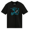 T-Shirt MX Helmet/Alpinestars/noir bleu