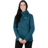 Manteau Softshell Pulse FXR Femme Turquoise, de face