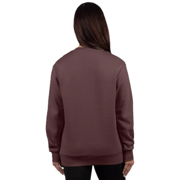 Coton Ouaté Core Cotton Crewneck Femme Mauve, Dos