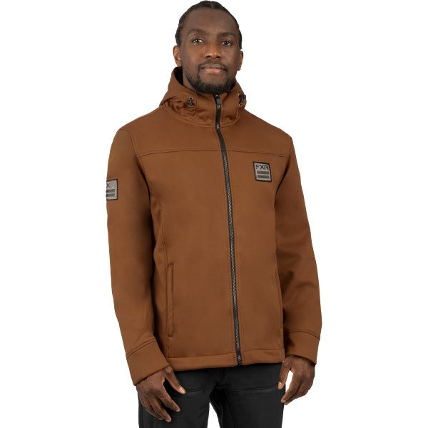 Manteau Hydrogen Softshell Brun Devant