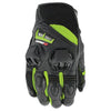 Gants de Moto Courts en Cuir Speedmaster Air Noir/Vert
