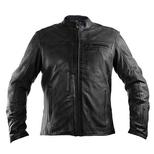 Manteau Cuir de Moto Helgrade Madsen Noir