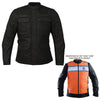 Manteau de Moto Imperméable Penn Waxed Noir