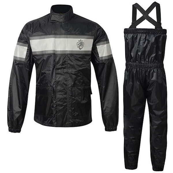 Ensemble Imperméable de Moto Waters 2 pièces Noir