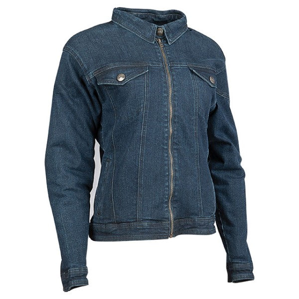 Manteau de Moto Speed & Strength Heart & Soul Femme Bleu