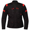 Manteau de Moto Teknic Expedition Noir_Rouge