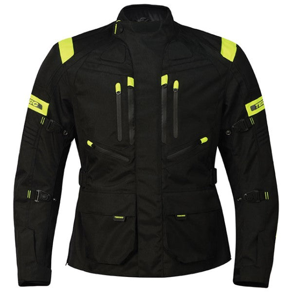 Manteau de Moto Teknic Expedition Noir_Jaune