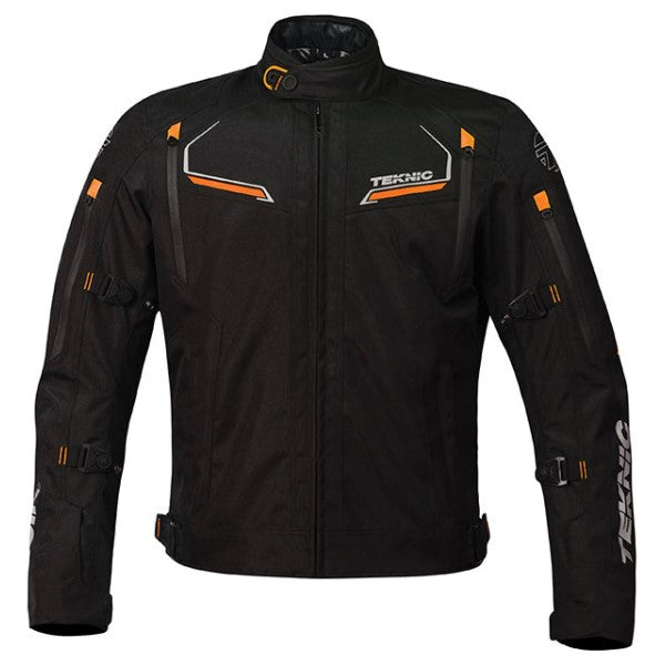 Manteau de Moto Teknic Explorer Noir_Orange