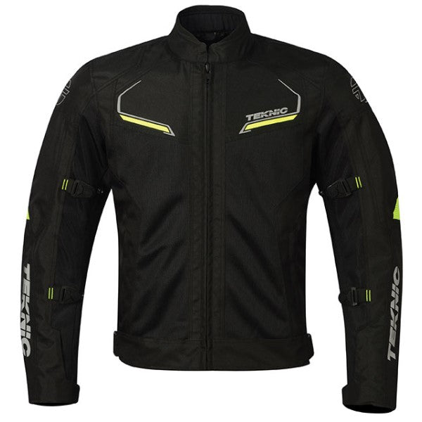 Manteau de Moto Teknic Explorer Air Mesh Noir_Jaune