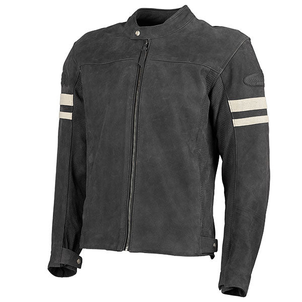 Manteau de Moto Classic 92 Noir/Blanc